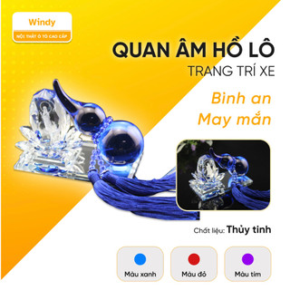 Tượng Hồ Lô Quan Âm Trong Để Xe Ô Tô -  Nước Hoa Hồ Lô Quan Âm Phong Thủy, Bình An Để Taplo, Bàn Làm Việc