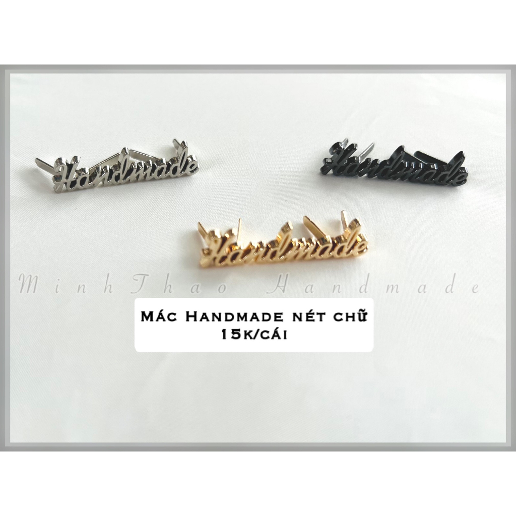 Mác chữ handmade kim loại