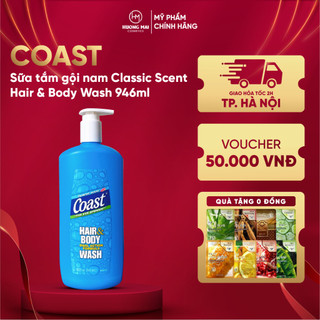 Coast - Sữa tắm gội nam Classic Scent Hair & Body Wash 946ml