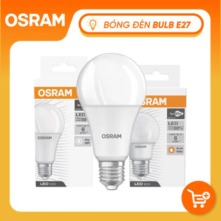 Bóng đèn LED Bulb ECO CLASSIC A E27 OSRAM - [HÀNG CHÍNH HÃNG] Thiết kế cổ điển, ánh sáng chất lượng cao
