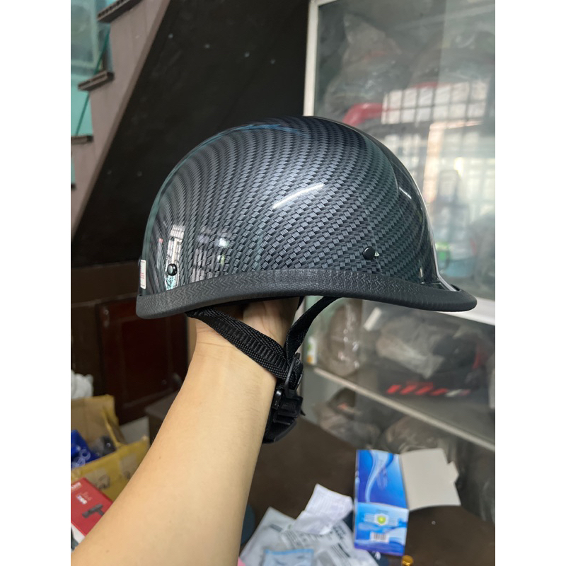Nón bảo hiểm đua ngựa phủ carbon