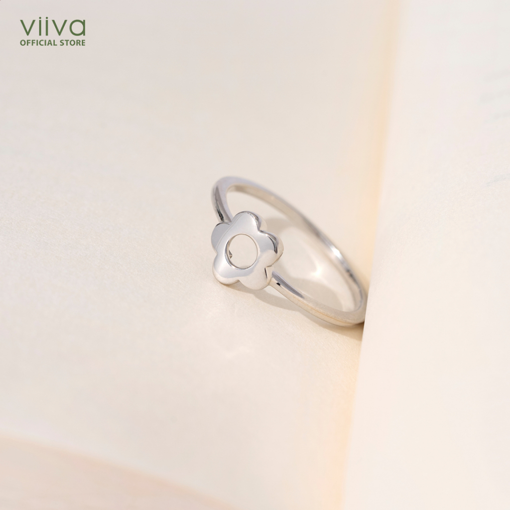 Nhẫn Bạc 925 Bông Hoa Flower Bloom Ring
