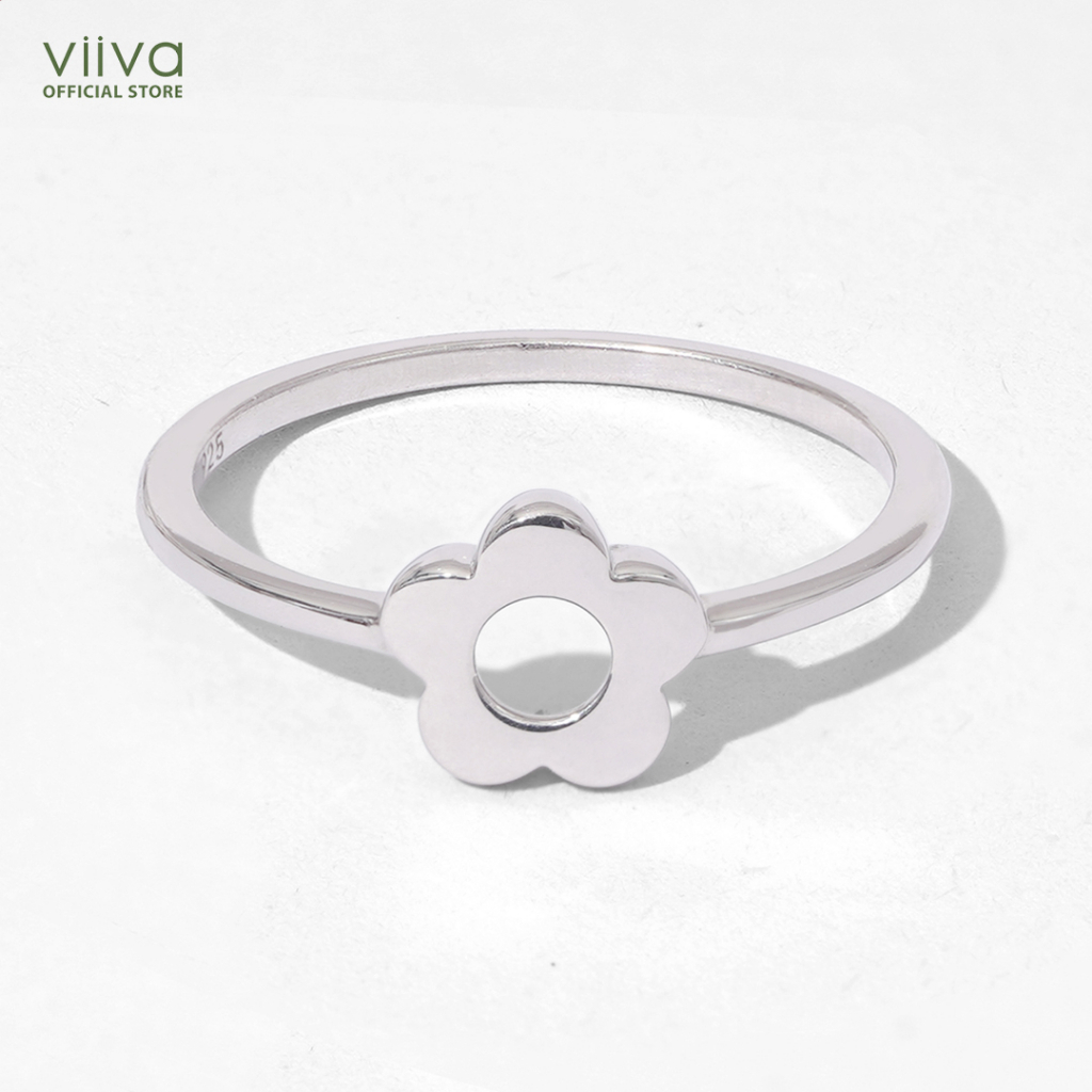 Nhẫn Bạc 925 Bông Hoa Flower Bloom Ring