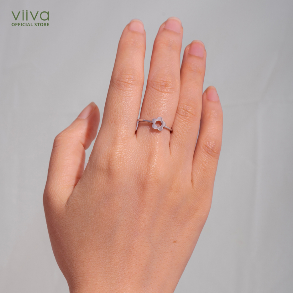 Nhẫn Bạc 925 Bông Hoa Flower Bloom Ring