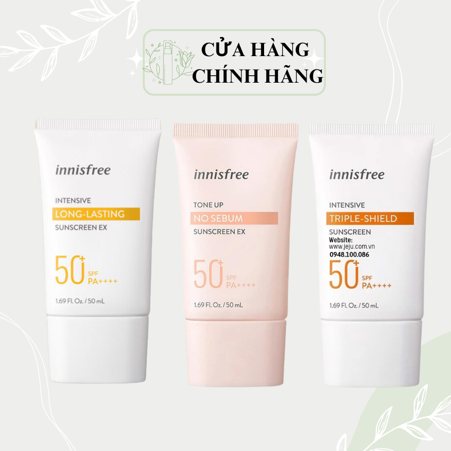 Kem Chống Nắng Innisfree Intensive Sunscreen SPF50 PA+ 50ml