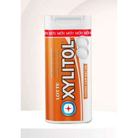 Kẹo ngậm/gum không đường Lotte Xylitol hương Peppermint