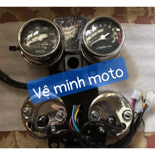 Đồng hồ moto custom 125,l.a 250,cb 250