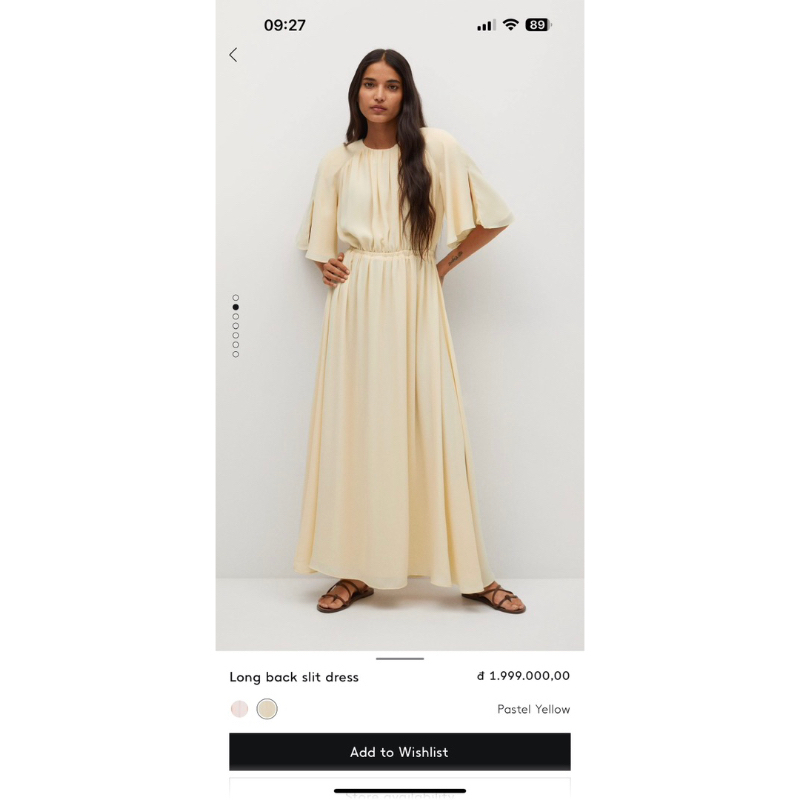 Maxi xoài dư xịn 2 màu sale