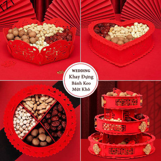 Khay đụng bánh kẹo mứt cưới - wedding