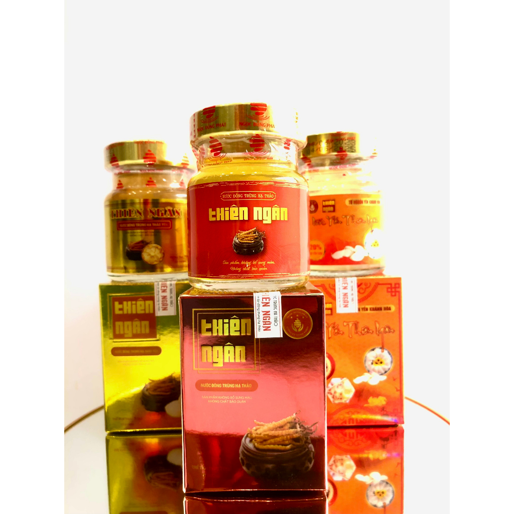 Combo Nước Yến 20% + Yến Đông Trùng Hạ Thảo + Đông Trùng Hạ Thảo Ít Đường Thiên Ngân Tăng Cường Sức Khỏe & Bồi Bổ Cơ Thể