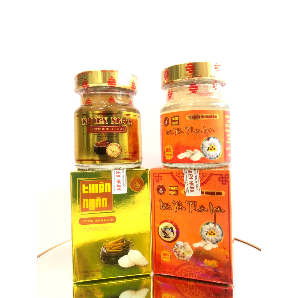 Combo Nước Yến 20% + Yến Đông Trùng Hạ Thảo Thiên Ngân Bồi Bổ Cơ Thể