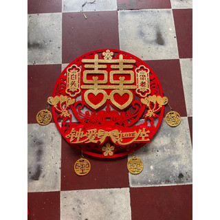 chữ hỷ dán đám cưới