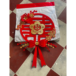 chữ hỷ dán đám cưới