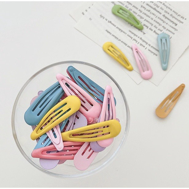 Kẹp Tóc Bấm Tone Pastel Dễ Thương - Pastel Hair Barrettes