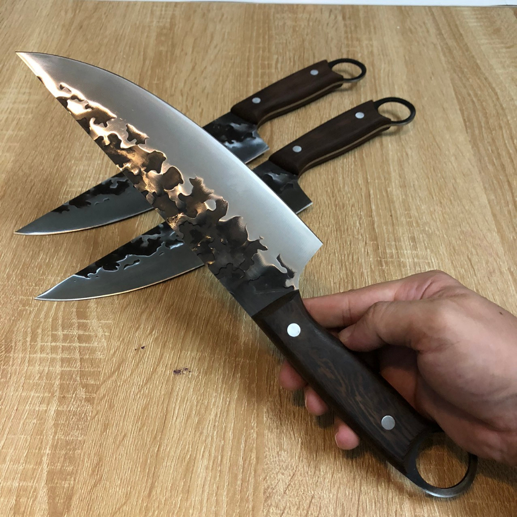 Dao thái thịt Nhật Akatenki sắc bén,Dài 35cm, lưỡi dài 20cm dày 2mm,Cán gỗ cầm rất đầm tay
