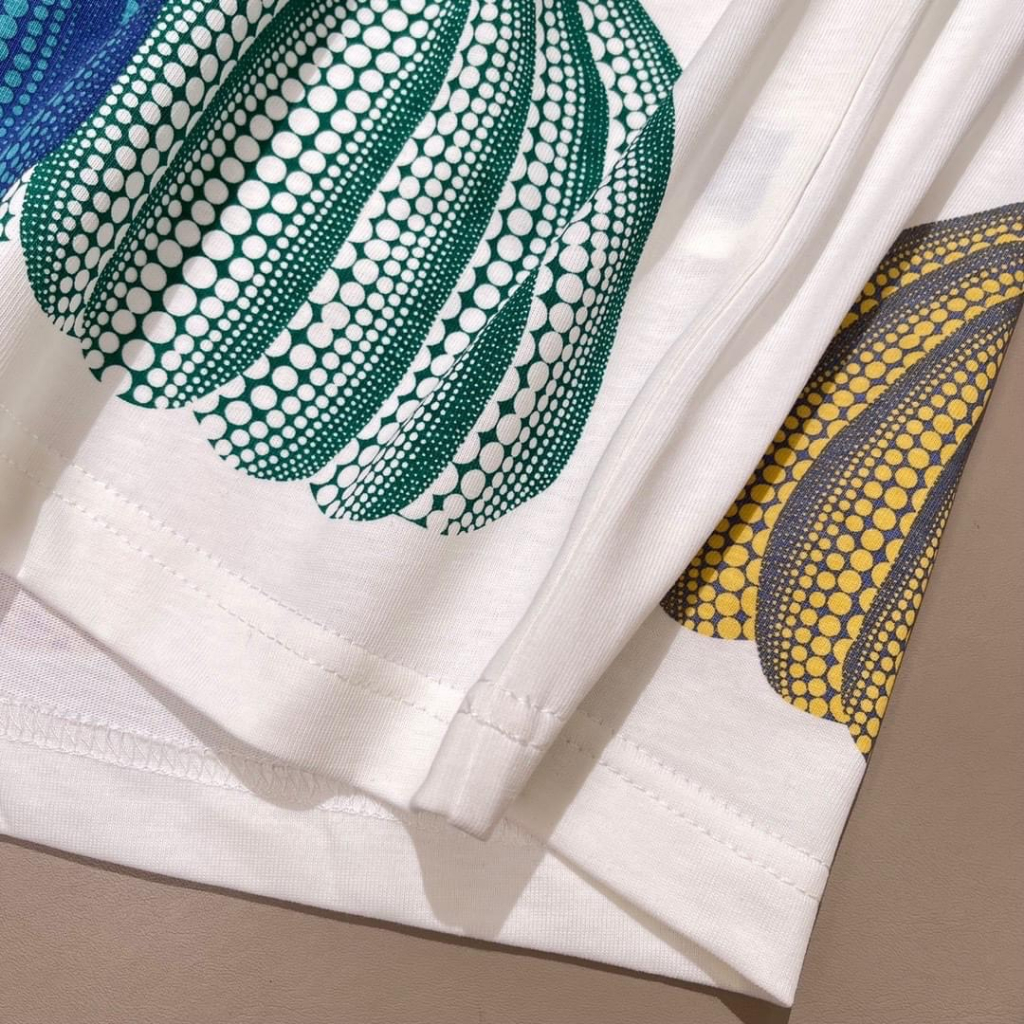 Áo thun LV Áo Louis Vuiton in họa tiết Trái Bí Vải Cotton 100% The.Outer