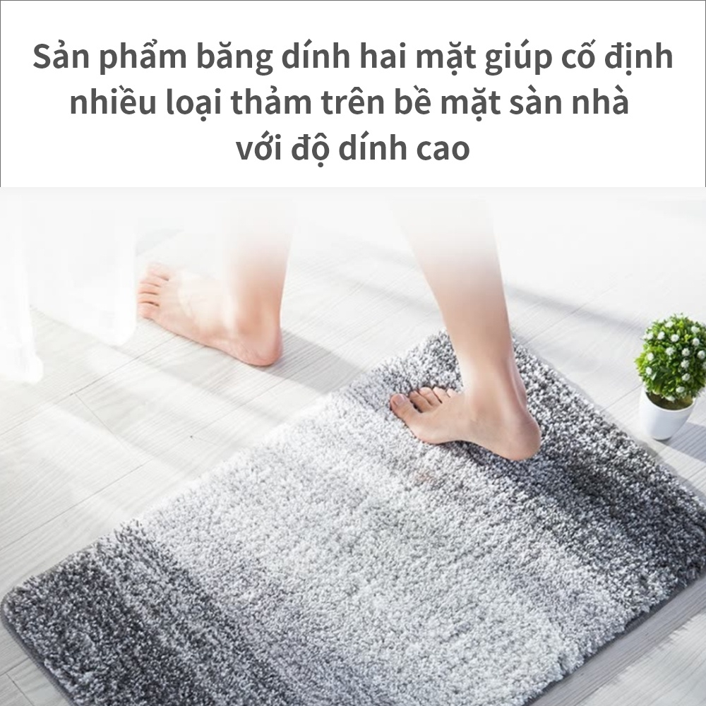 Băng dính dán thảm cố định thảm trải sàn SKORA 5cm x 10M đa năng tiện ích cho mọi gia đình thương hiệu Hàn Quốc