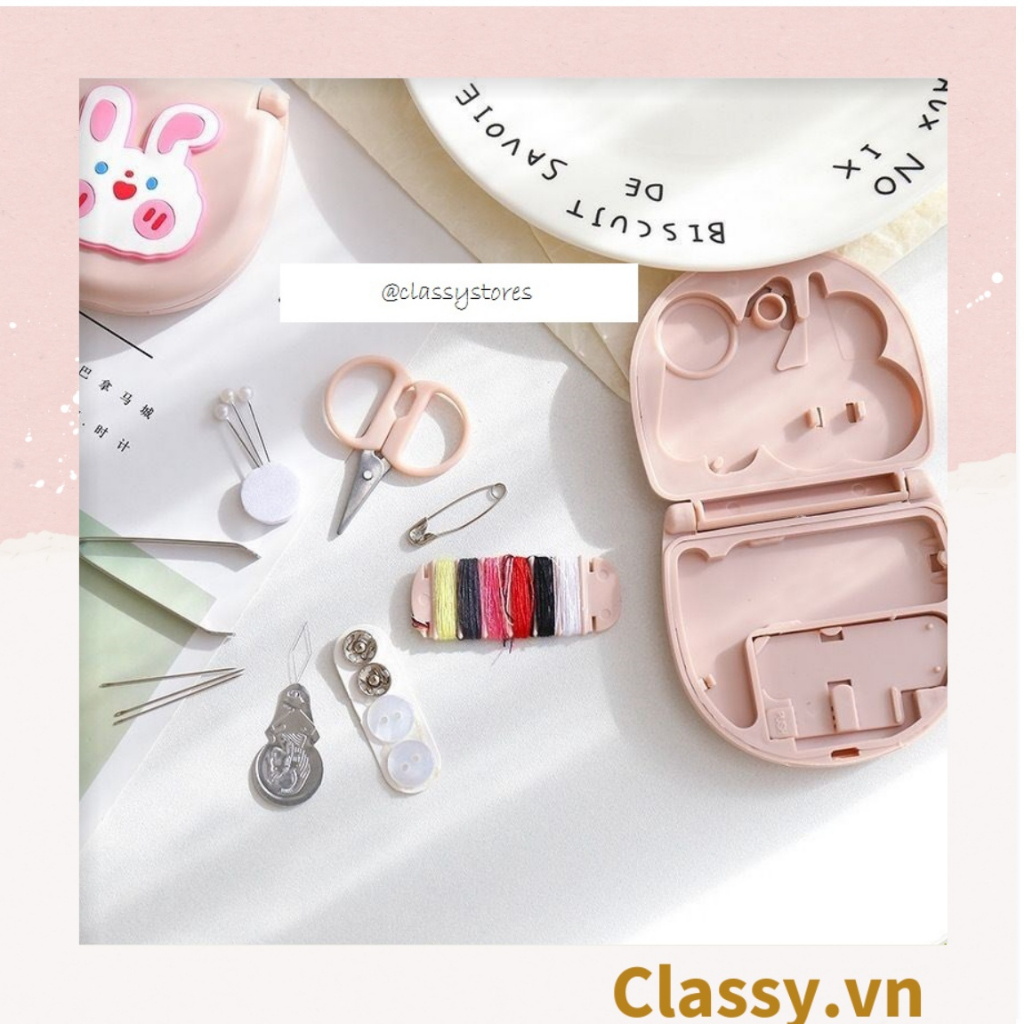 Bộ kim chỉ  Classy mini cầm tay đa năng phong cách hoạt hình hàn quốc, đi học, đi làm, đi du lịch PK1097