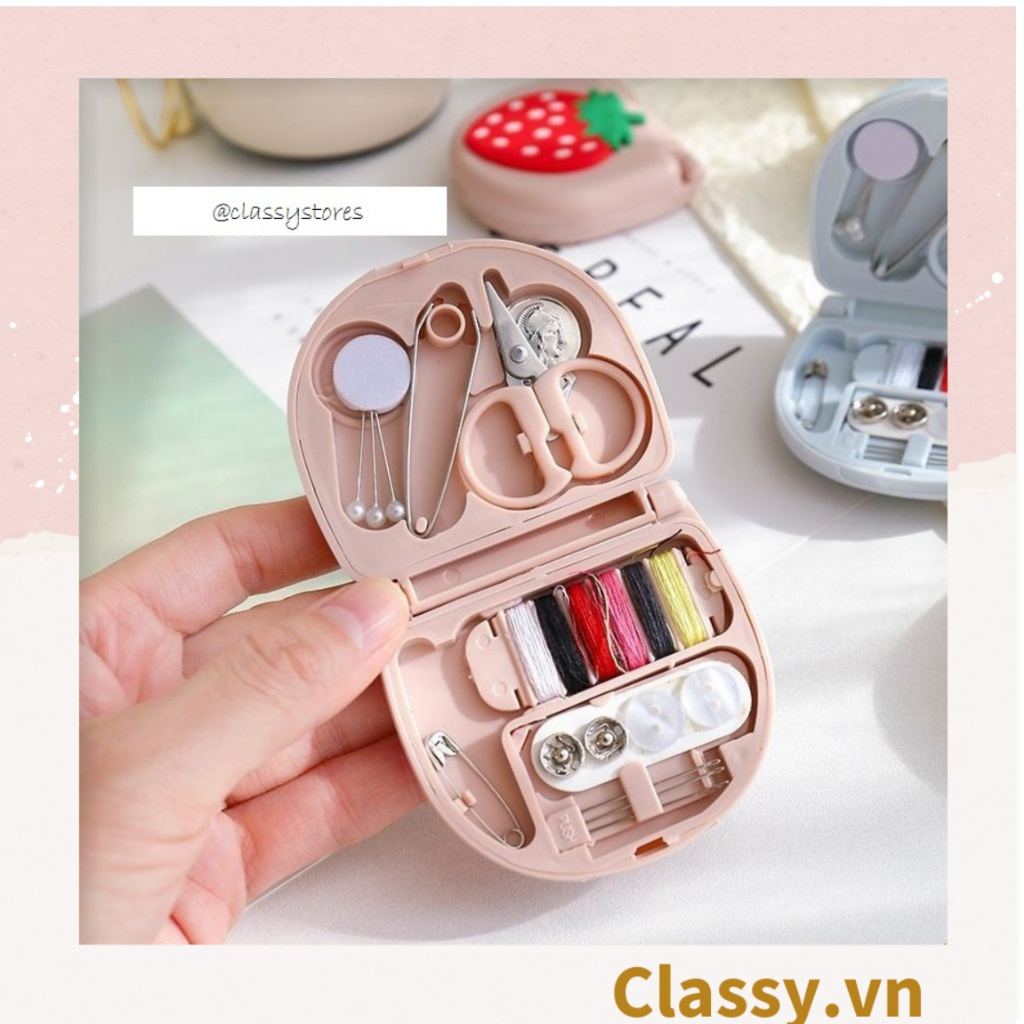 Bộ kim chỉ  Classy mini cầm tay đa năng phong cách hoạt hình hàn quốc, đi học, đi làm, đi du lịch PK1097