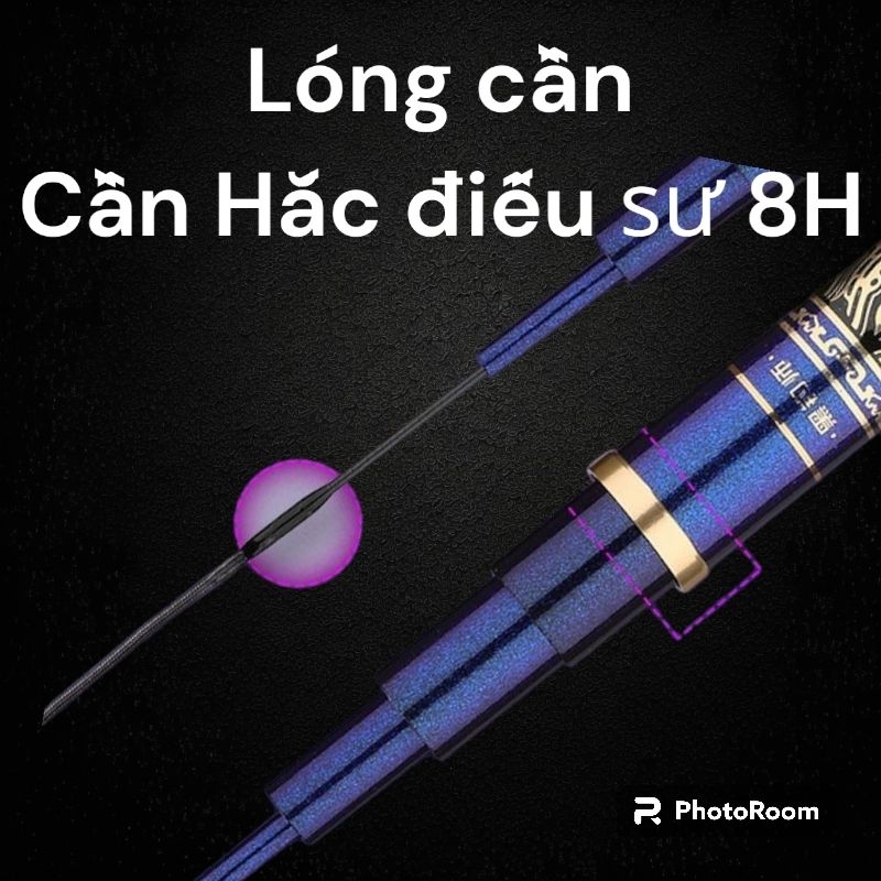 Lóng cần câu tay HẮC ĐIẾU SƯ 8H . bên em đầy đủ các lóng từ 3m6 đến 10m (trừ lóng gốc )