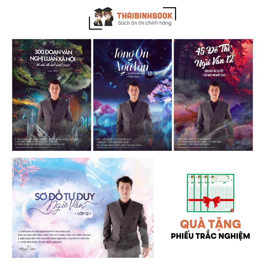 Combo Sách Ngữ Văn Thầy Nhật - Lộ Trình 9+ Môn Ngữ Văn