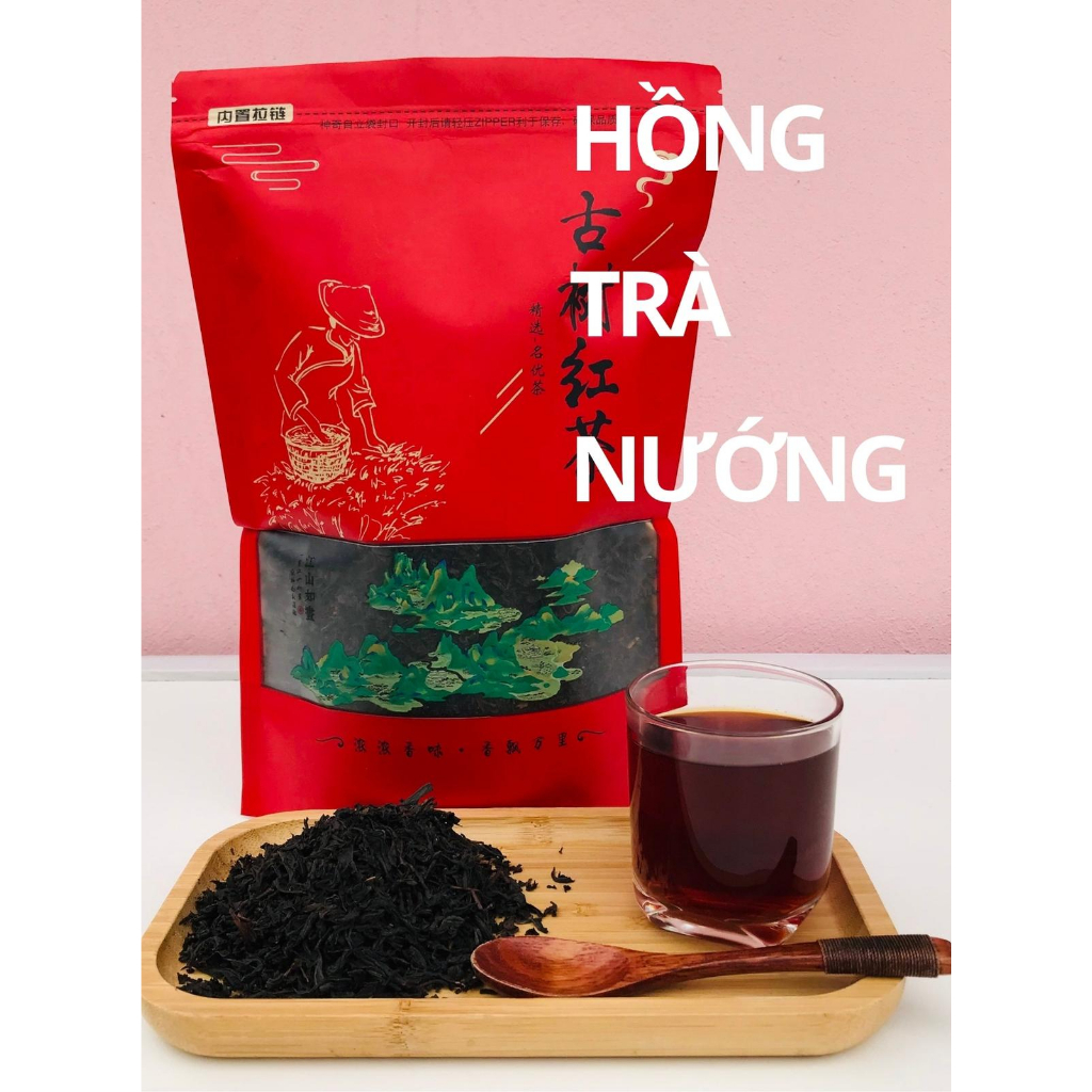 Hồng Trà Nướng Làm Trà Sữa Nướng Đậm Trà Màu Trà Cực Đẹp Túi 500g