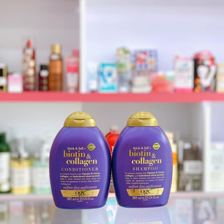 Cặp gội xả biotin collagen tím