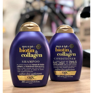 Cặp gội xả biotin collagen tím