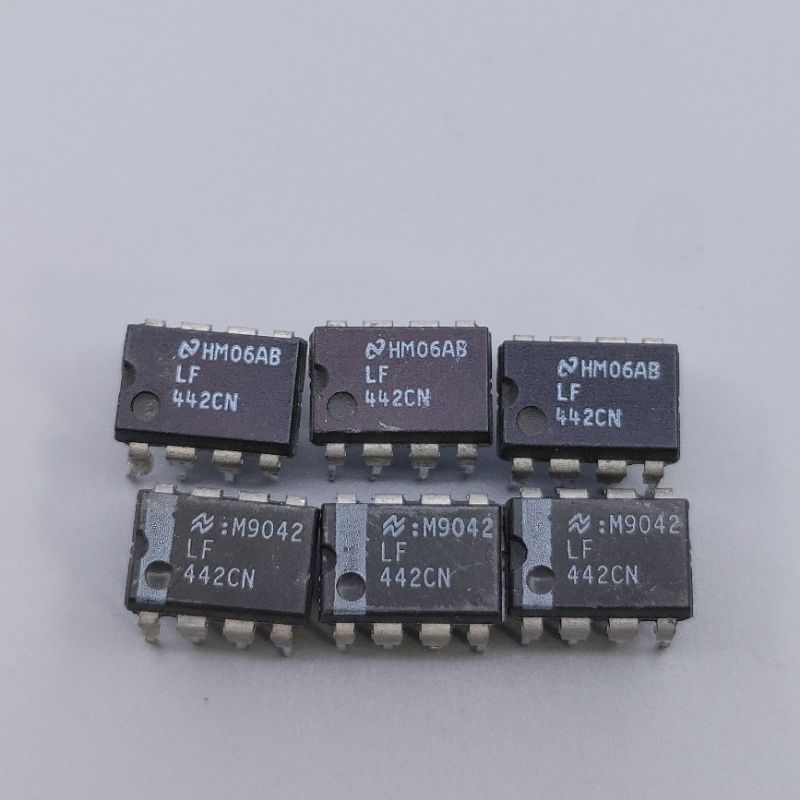 LF442, LF442CN OpAmp đôi JFET input tháo máy