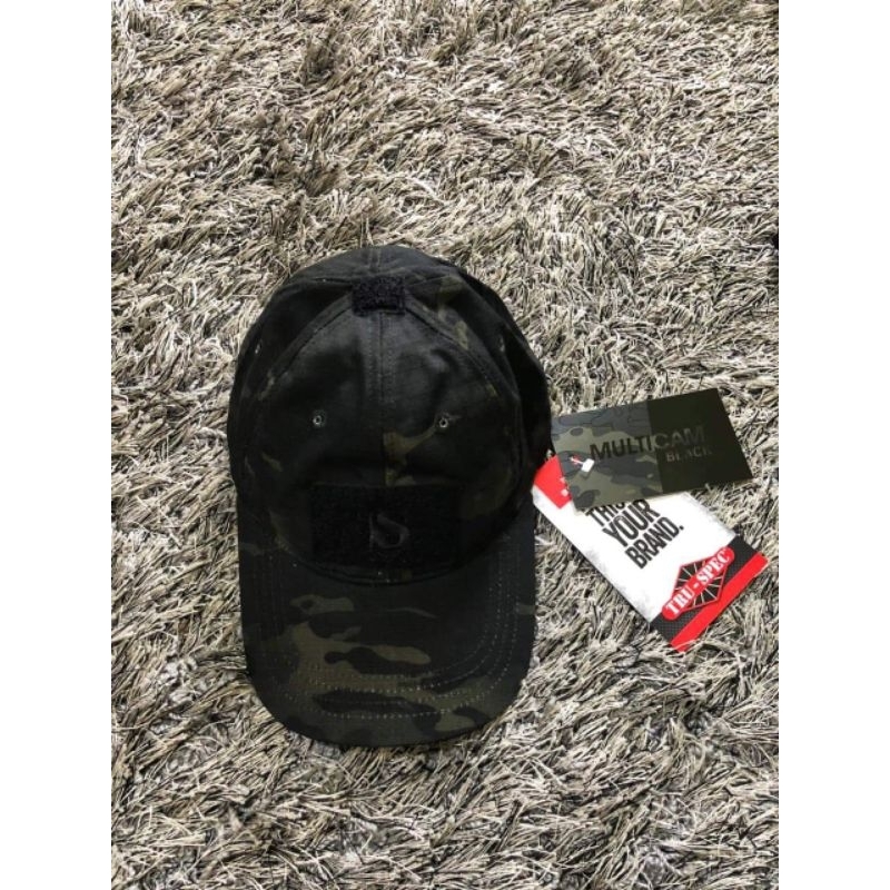 Nón TruSpec ConTractor Cap - Mã Multicam Black, nhà thầu quân sự US Army, nhập khẩu USA