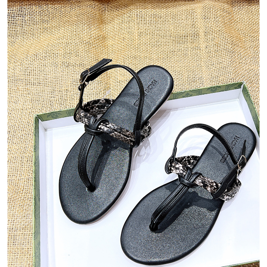 SANDAL NỮ DÂY KẸP ĐẾ BẰNG C098 - HACHI SHOES