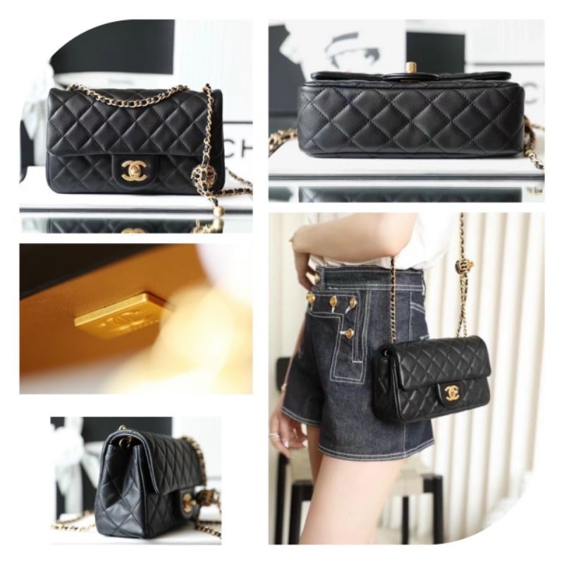 Túi xách nữ CHARM quả cầu sz20cm hàng super 100% cực đẹp box nam châm