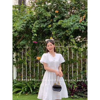Đầm Tanna trắng