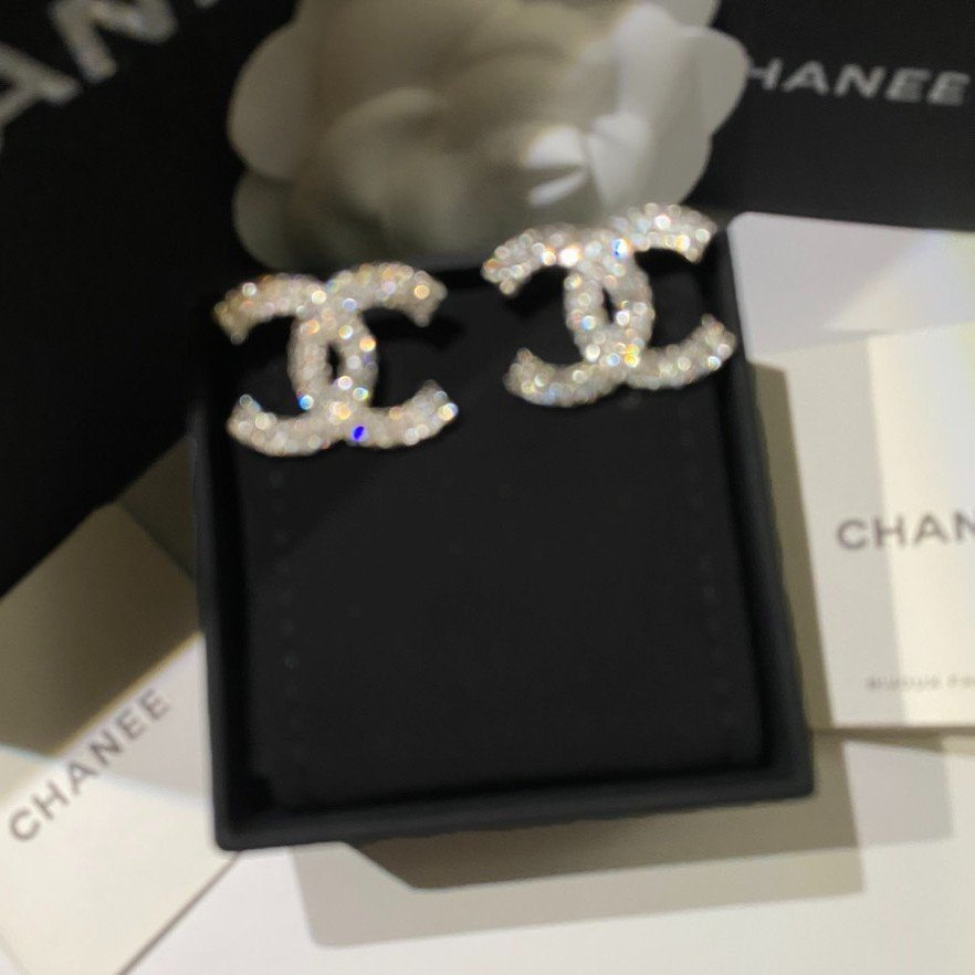 Khuyên chữ X To màu bạc thương hiệu sang chảnh EX14