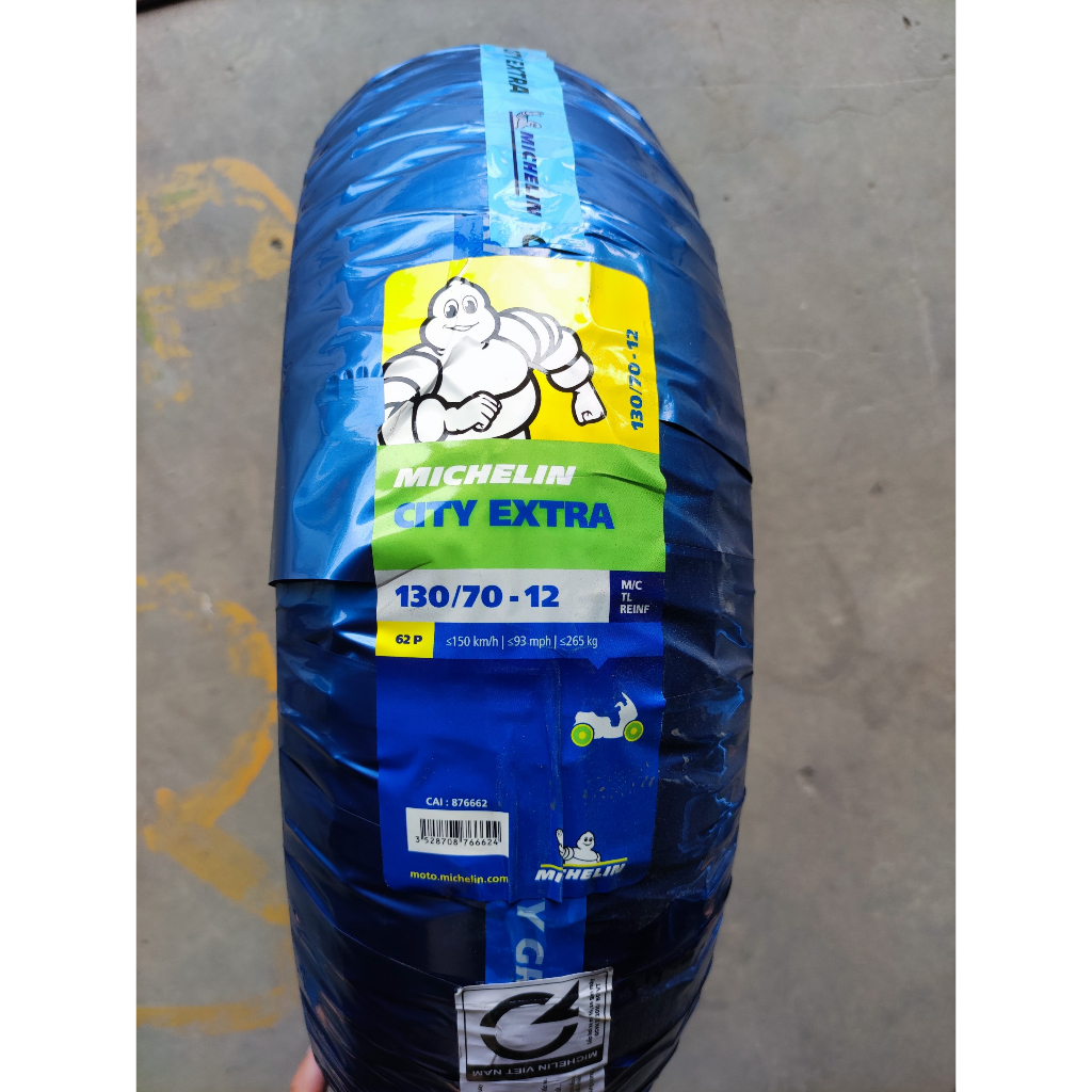 Michelin City Extra 110/70-12,120/70-12,130/70-12 TL hàng Thái Lan được lắp cho dòng xe (MSX ,Scoopy , Vespa ....)
