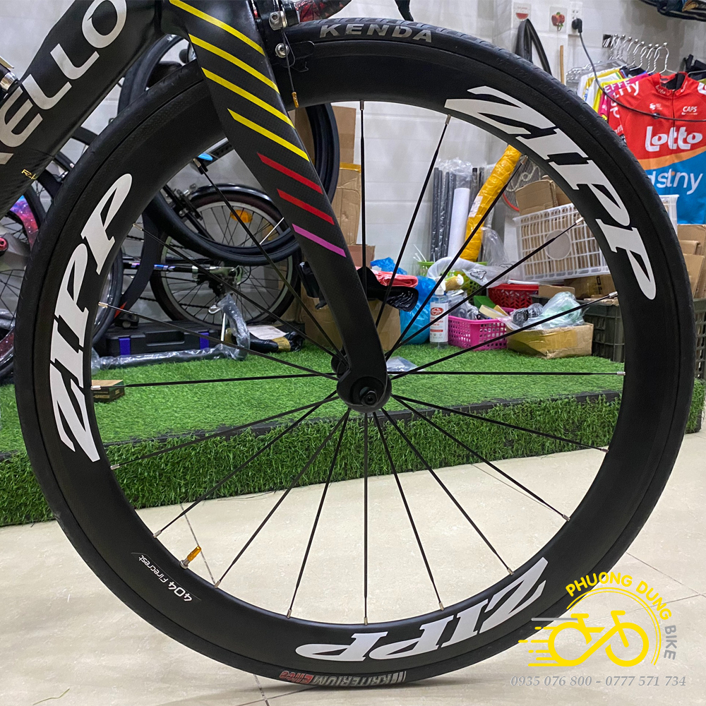 Decal Tem dán vành xe đạp ZIPP 303 404 808 cho xe 700C