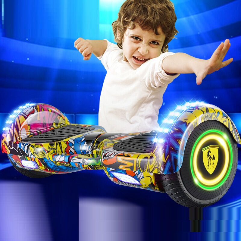 Xe Điện Cân Bằng 2 Bánh Công Nghệ Mới - Xe Cân Bằng 6.5 Inch, 8 Inch Có Đèn Led Dành Cho Trẻ Em Và Người Lớn Kết Nối MP3