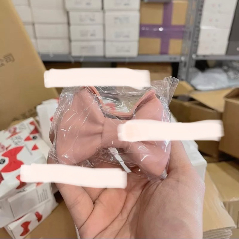Lót Xoong nồi nhà bếp silicone 1 cặp hình nơ dễ thương