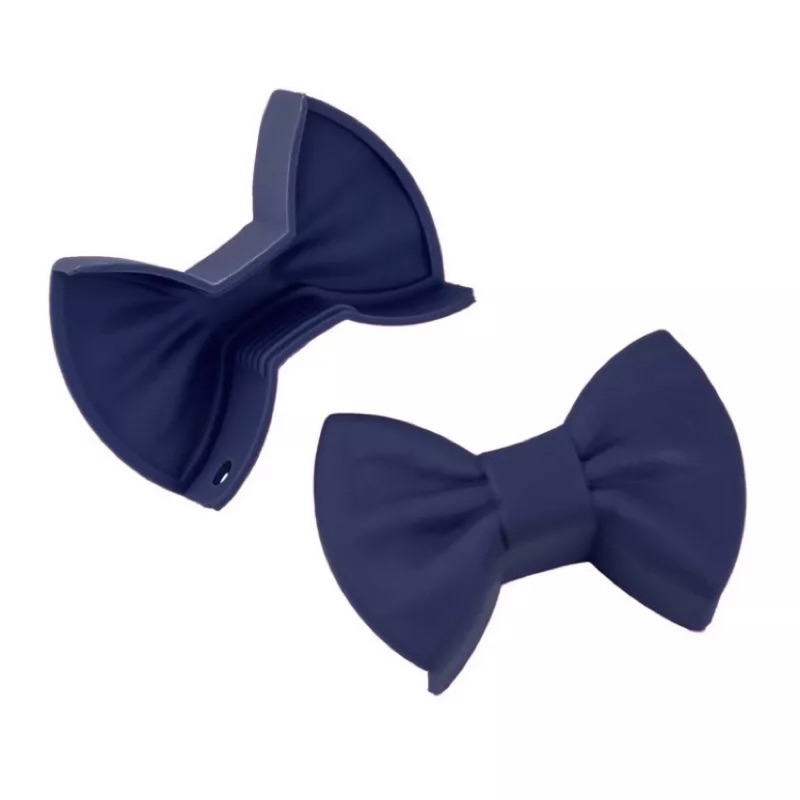 Lót Xoong nồi nhà bếp silicone 1 cặp hình nơ dễ thương