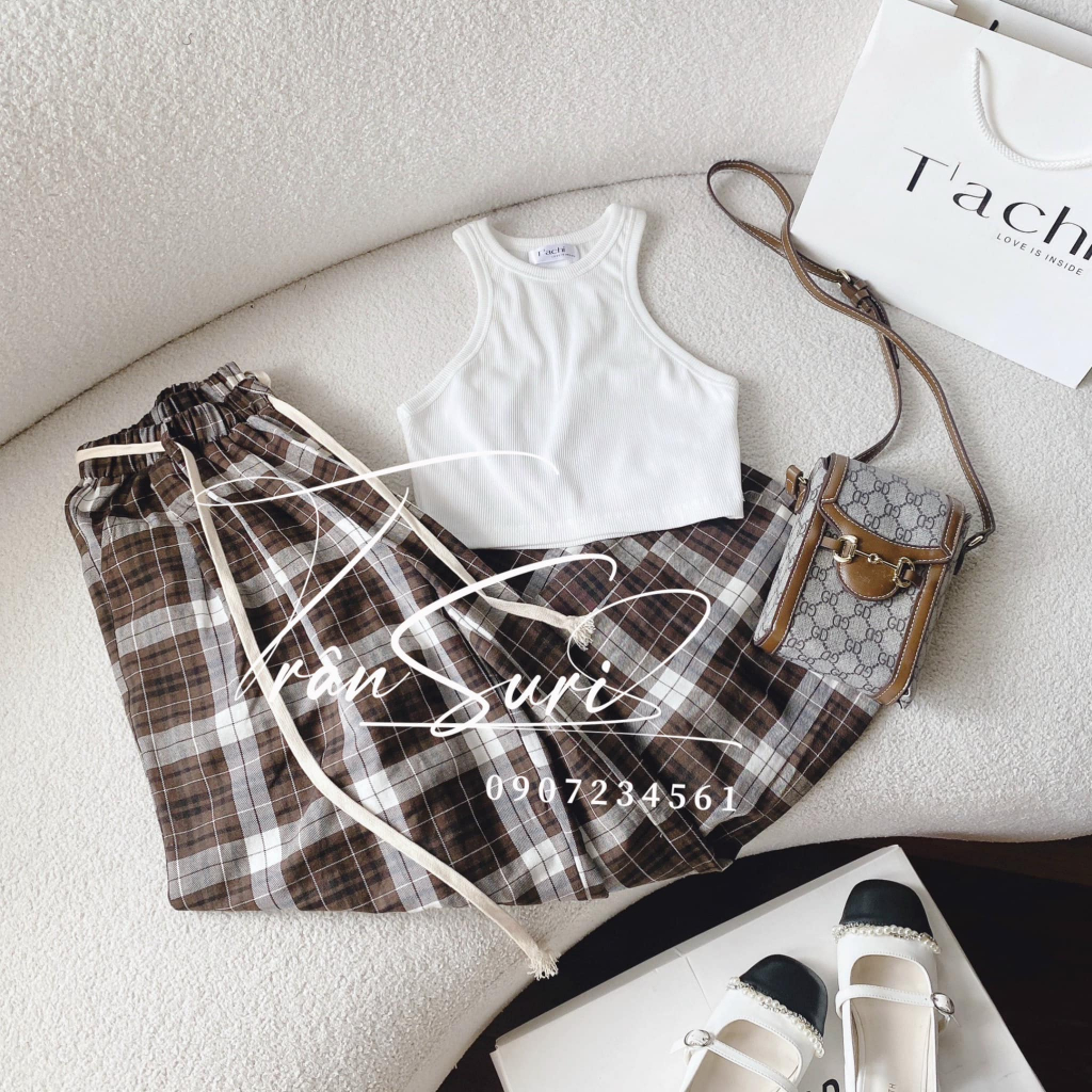 SET BALO MIX QUẦN CARO