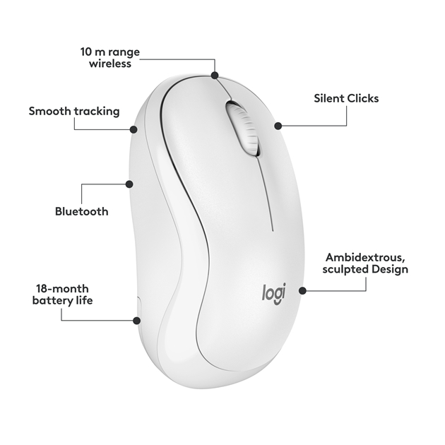 Chuột Logitech M240 - Silent Switch - Không dây