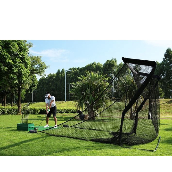 Khung tập golf chính hãng PGM kích thước 2.5m x 2.5m - tặng kèm thảm tập golf và bóng tập, tee cao su