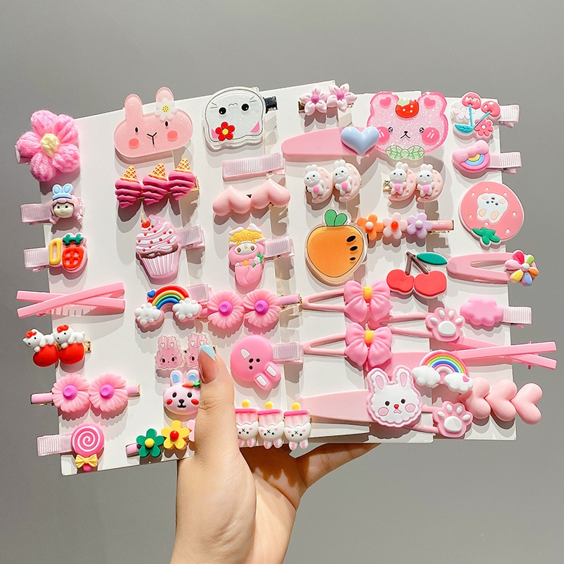 Set 14 Kẹp Tóc Siêu Cute Cho Bé Gái