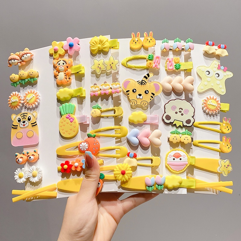 Set 14 Kẹp Tóc Siêu Cute Cho Bé Gái