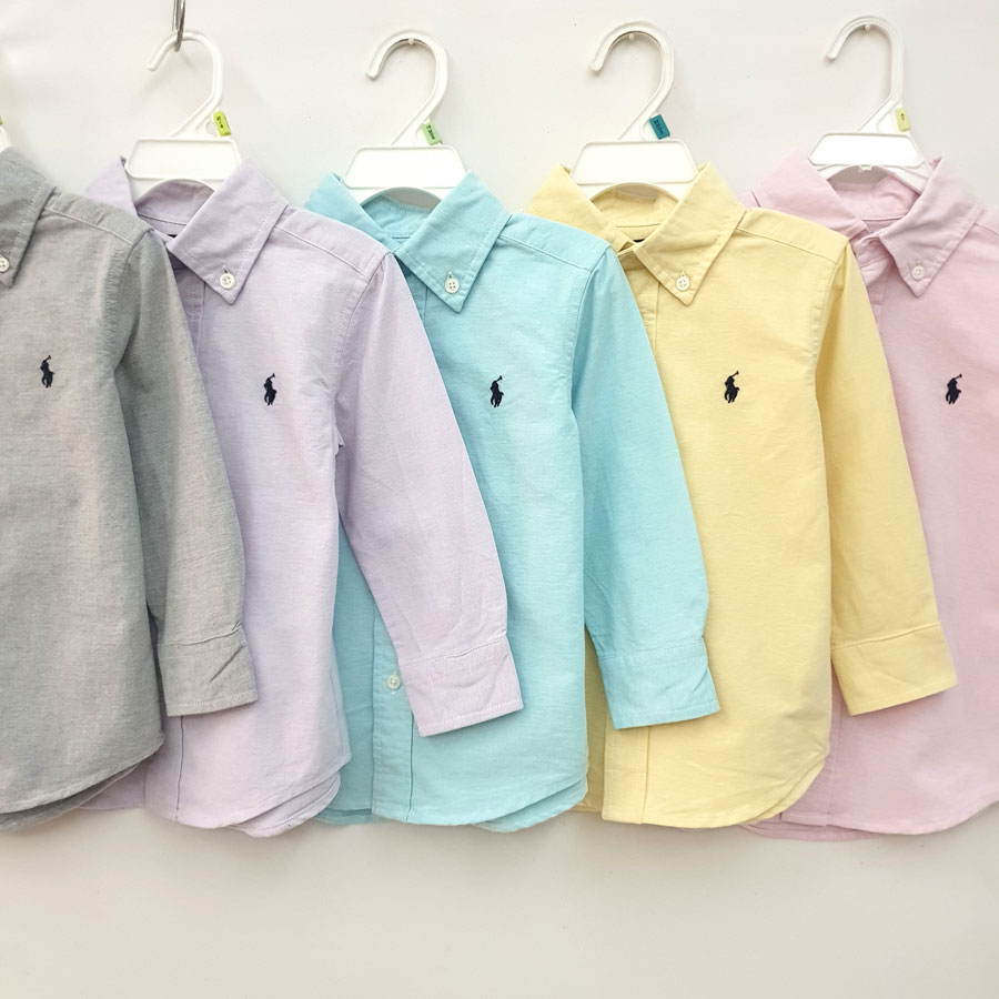 Sơ mi dài tay cho bé trai đẹp xuất sắc hàng VNXK