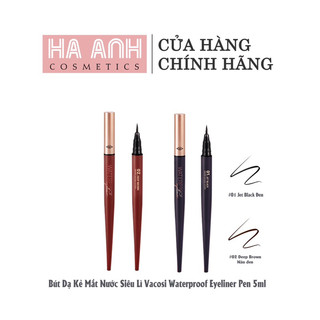 Bút Kẻ Mắt Nước Lâu Trôi Vacosi Waterproof Eyeliner