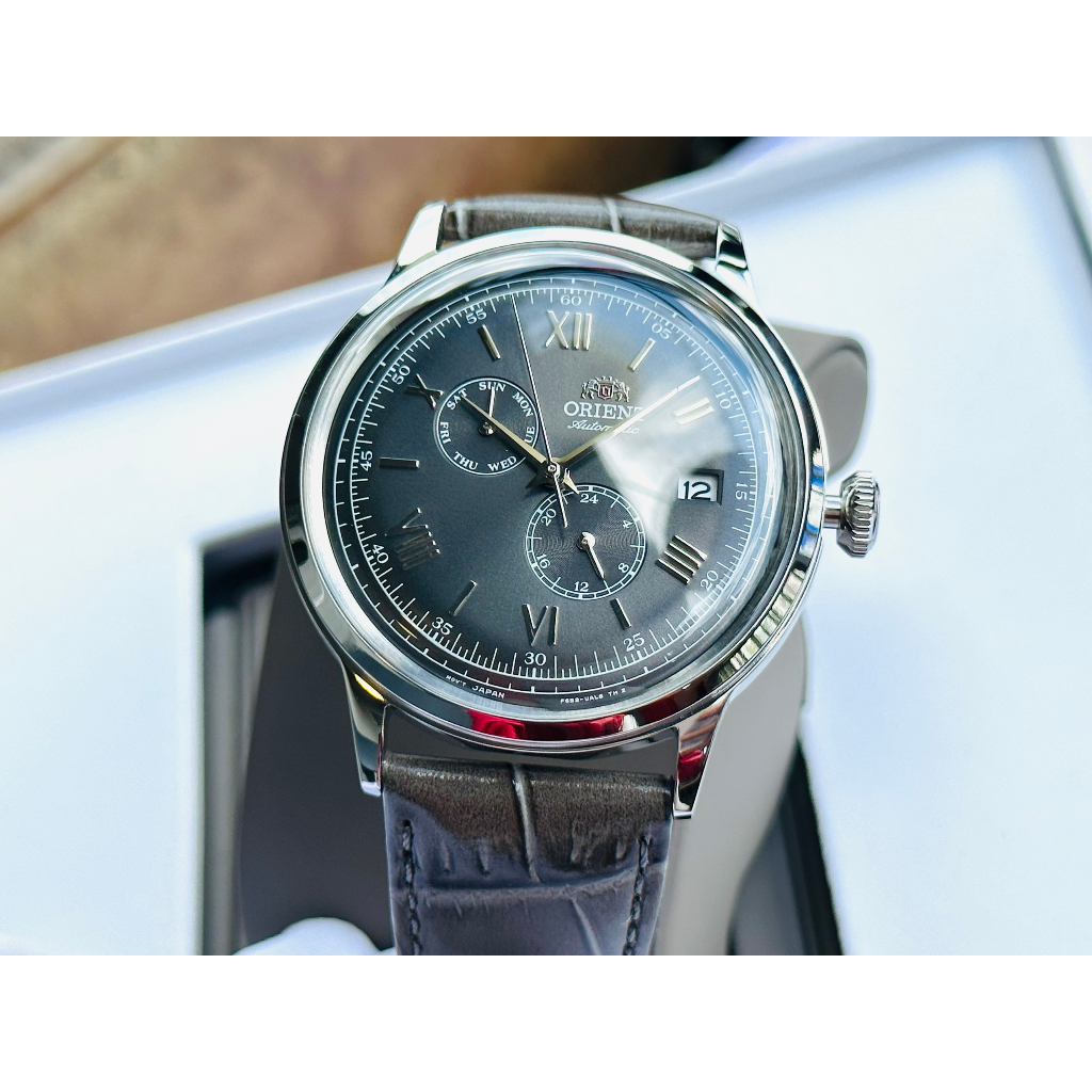 Đồng hồ nam dây da Orient Automatic Bambino 2023 RA AK0704N10B