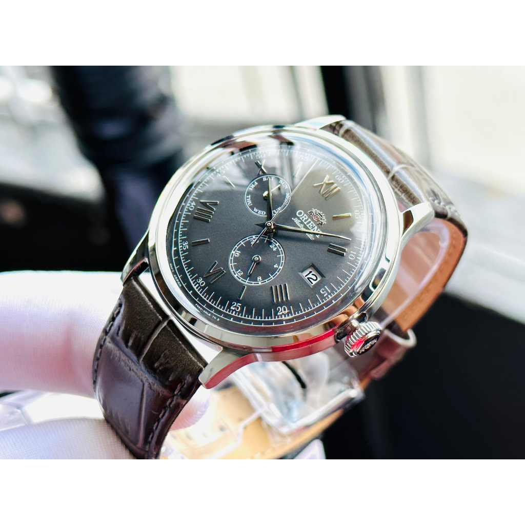 Đồng hồ nam dây da Orient Automatic Bambino 2023 RA AK0704N10B