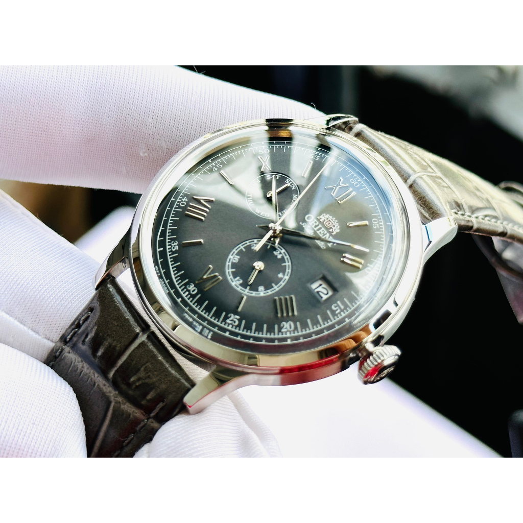 Đồng hồ nam dây da Orient Automatic Bambino 2023 RA AK0704N10B