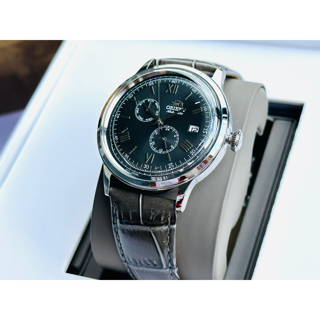 Đồng hồ nam dây da Orient Automatic Bambino 2023 RA AK0704N10B